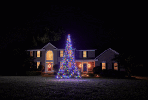 Choinka 4m - 640LED - Multikolor