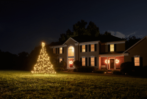 Choinka 2m - 300LED - ciepła biel